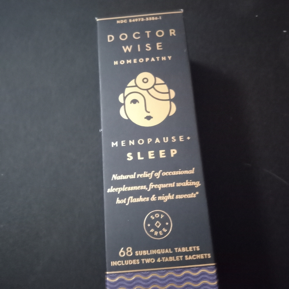 Doctorwise Homeopathy Menopause Sleep Natural Relief 68 Sublingual Tablets 2Pks